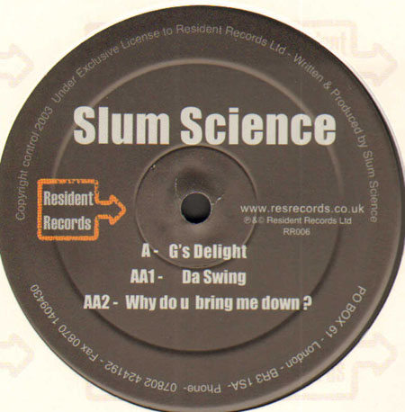 SLUM SCIENCE - G's Delight