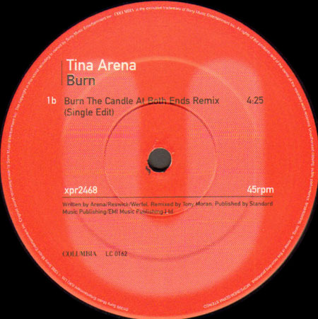 TINA ARENA - Burn (Tony Moran Remixes)