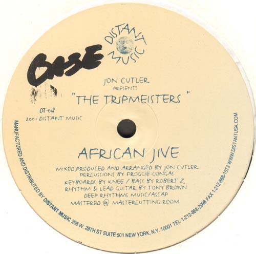 JON CUTLER - African Jive, Pres.  Tripmeisters