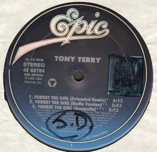 TONY TERRY - Forget The Girl