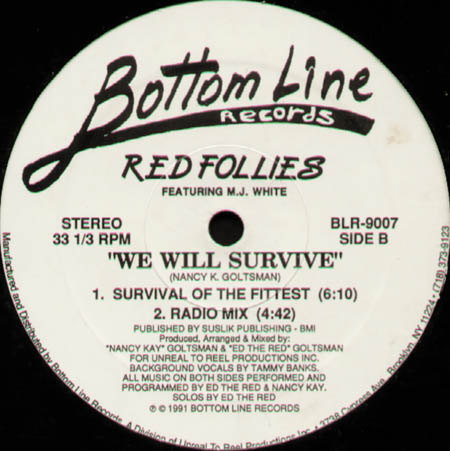 RED FOLLIES - We Will Survive, Feat. M.J. White