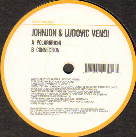 JOHNJON & LUDOVIC VENDI - Polarkrash / Connection