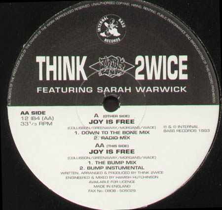 THINK 2WICE (THINK TWICE) - Joy Is Free