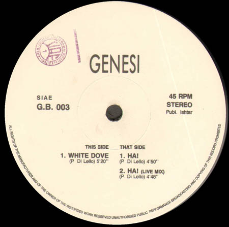 GENESI - White Dove