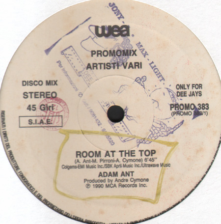 VARIOUS (ADAM ANT / THE B-52S / THE BELOVED) - Room At The Top / Roam / Hello