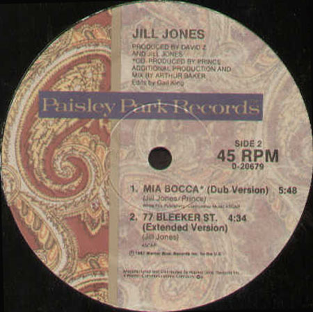 JILL JONES - Mia Bocca