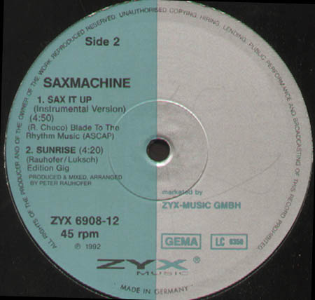 SAX MACHINE - Sax It Up
