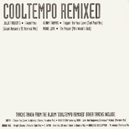 VARIOUS (JULIET ROBERTS,KENNY THOMAS,MONIE LOVE) - Cooltempo Remixed (Album Sampler)