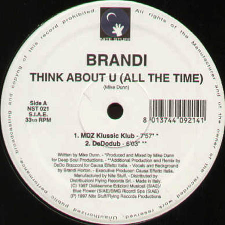 BRANDI - Think About U (All The Time)