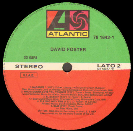 DAVID FOSTER - David Foster