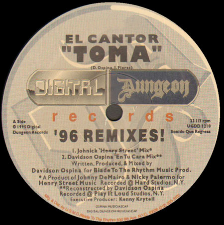 EL CANTOR - Toma '96 Remixes (Davidson Ospina, JohNick Rmxs)