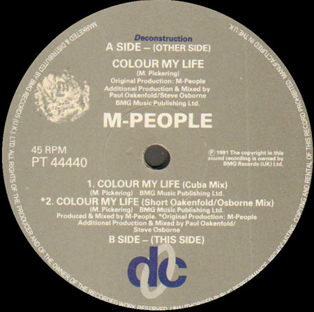 M PEOPLE - Colour My Life