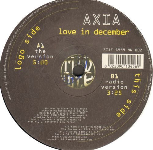 AXIA  - Love In December