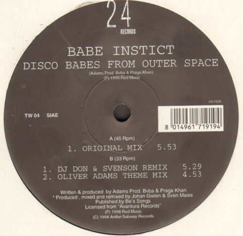 BABE INSTINCT - Disco Babes From Outer Space