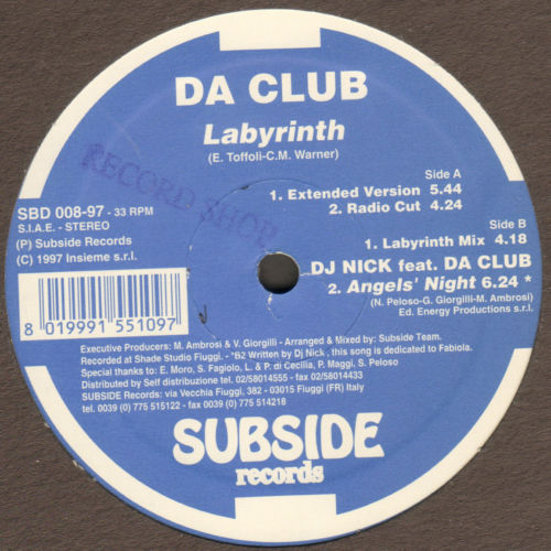 DA CLUB - Labyrinth 