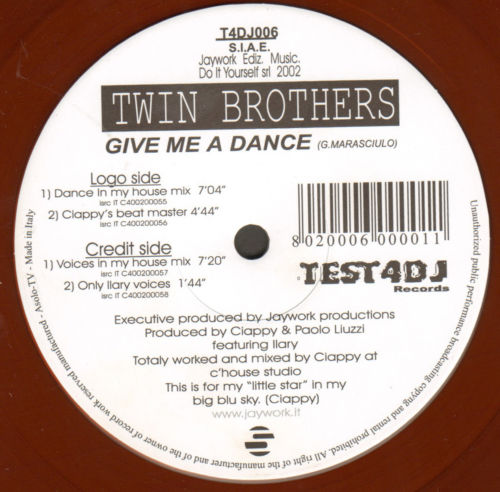 TWIN BROTHERS - Give Me A Dance