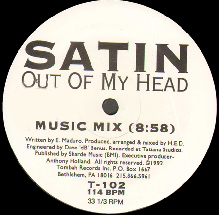SATIN - Out Of My Head