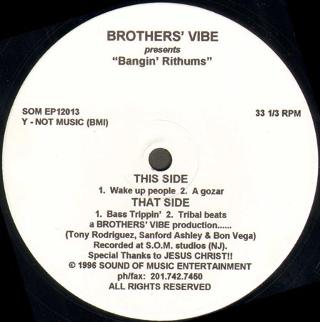BROTHERS VIBE - Bangin' Rithums