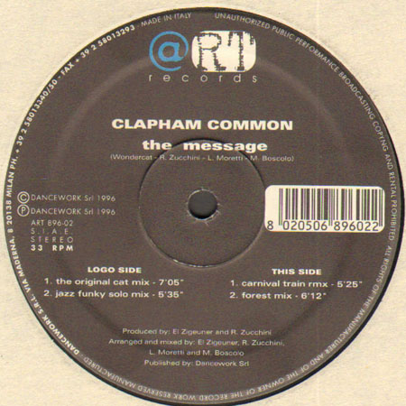 CLAPHAM COMMON - The Message