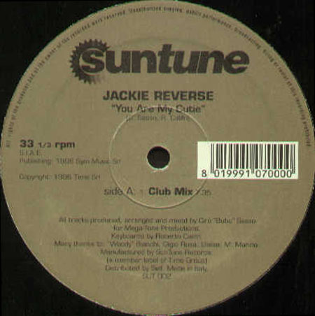 JACKIE REVERSE - You Are My Cutie