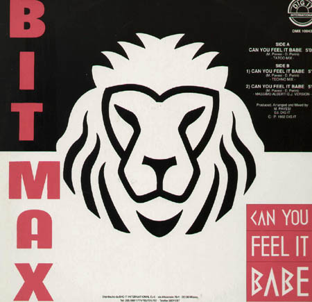 BIT-MAX - Can You Feel It Babe