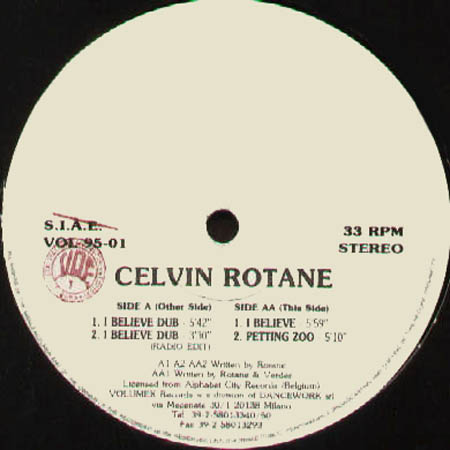 CELVIN ROTANE - I Believe