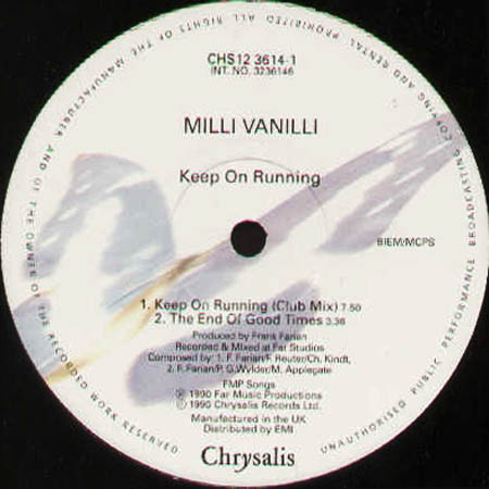 MILLI VANILLI - Keep On Running