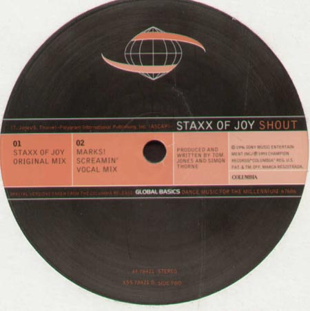 STAXX OF JOY - Shout