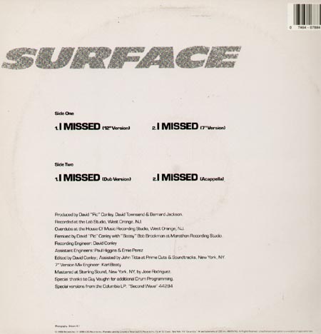 SURFACE - I Missed