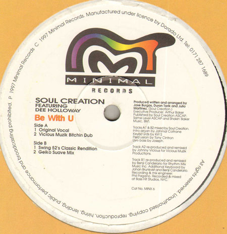 SOUL CREATION - Be With U, Feat. Dee Holloway