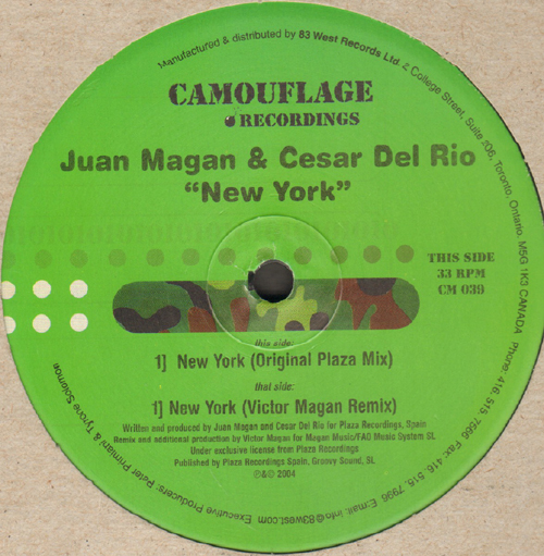 JUAN MAGAN & CESAR DEL RIO - New York