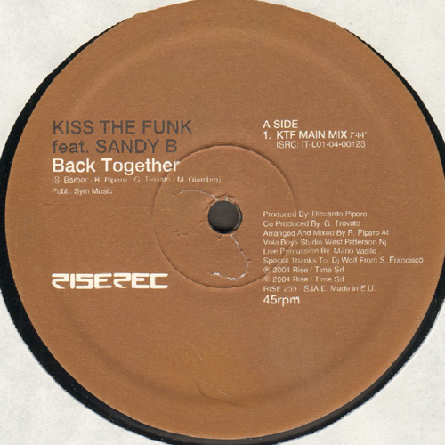 KTF (KISS THE FUNK) - Back Together, Feat. Sandy B 