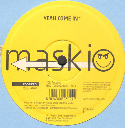 MASKIO - Monday / Yeah Come In