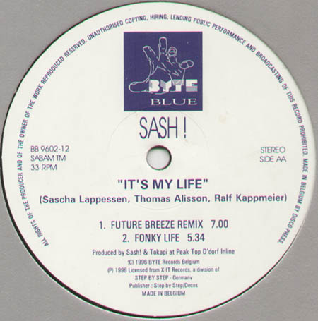 SASH!  - It's My Life