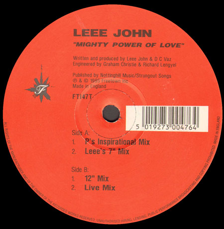 LEEE JOHN - Mighty Power Of Love
