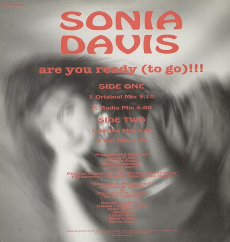 SONIA DAVIS - Are You Ready (To Go)