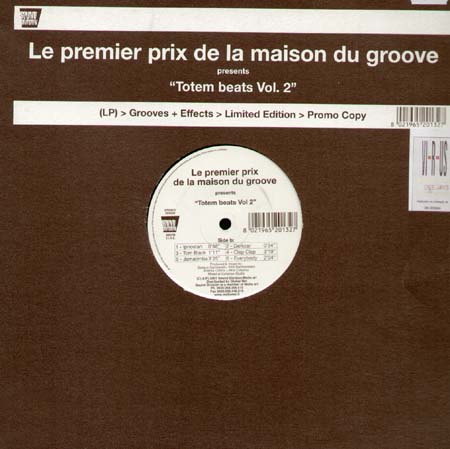 LE PREMIER PRIX DE LA MAISON DU GROOVE - Totem Beats Vol. 2