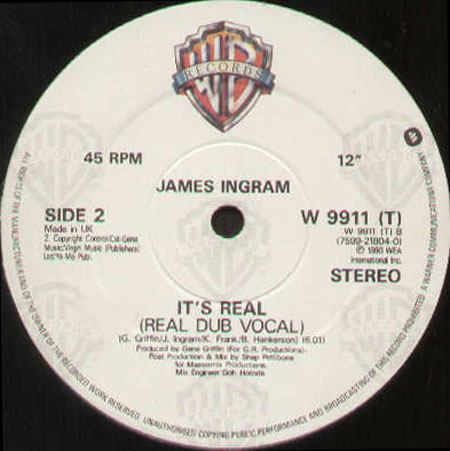 JAMES INGRAM - I Don't Have The Heart