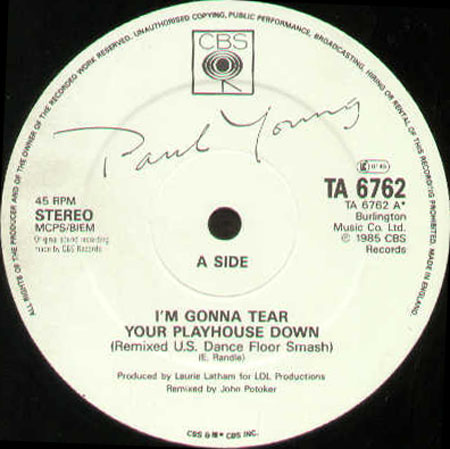 PAUL YOUNG - I'm Gonna Tear Your Playhouse Down