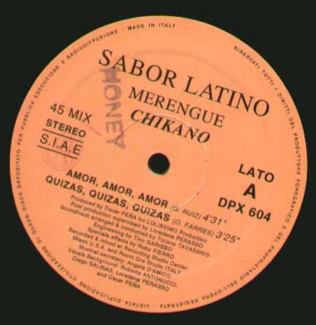 SABOR LATINO - Merengue / Chikano