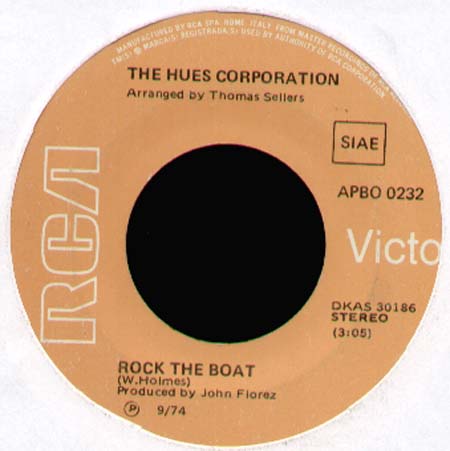 THE HUES CORPORATION - Rock The Boat / All Goin' Down Together