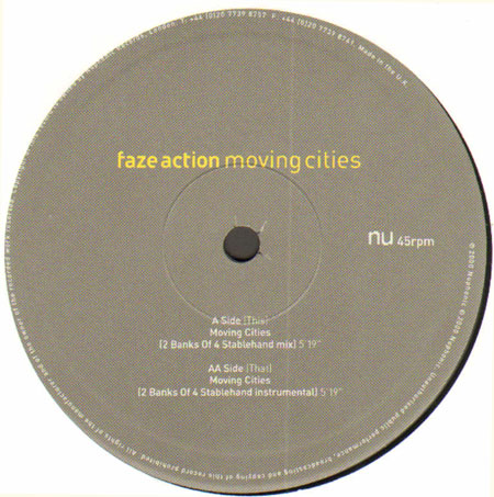 FAZE ACTION                    - Moving Cities (2 Banks Of 4 Rmxs)