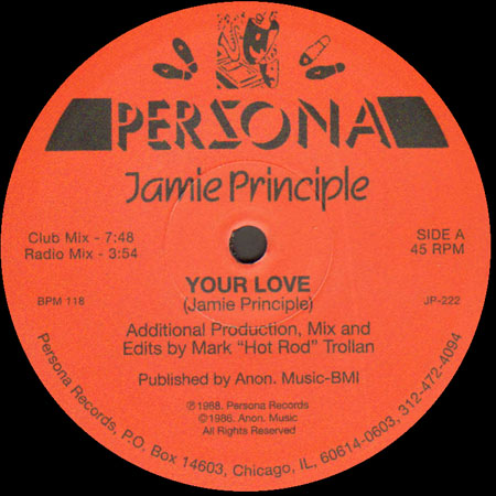 JAMIE PRINCIPLE - Your Love