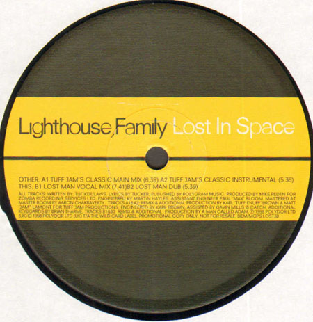 LIGHTHOUSE FAMILY - Lost In Space (Tuff Jam Rmxs)