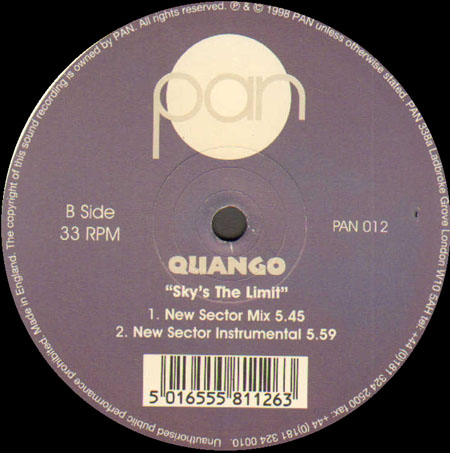 QUANGO - Sky's The Limit (New Sector Movements Rmx)