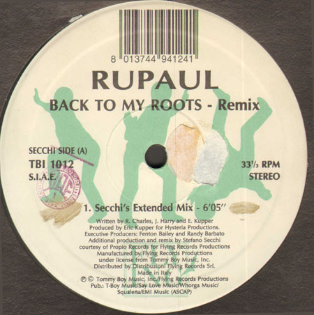 RUPAUL - Back To My Roots (Stefano Secchi Rmx)