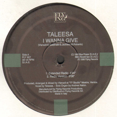 TALEESA - I Wanna Give