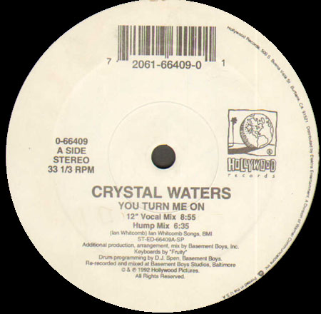 CRYSTAL WATERS - You Turn Me On (Basement Boys Rmx)