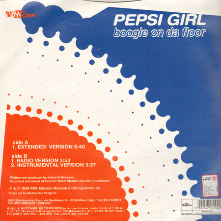 PEPSI GIRL - Boogie On Da Floor