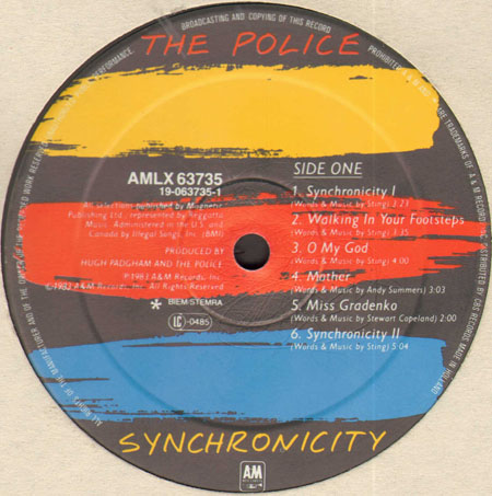 THE POLICE - Synchronicity